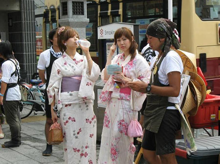 實拍:日本和服美女圖片圖片